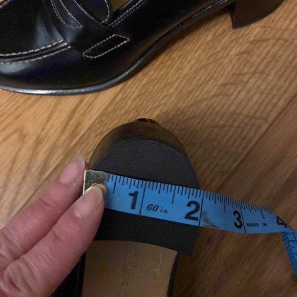 Vittorio Carli Black Heeled Loafers 6.5-7 - Picture 10 of 10